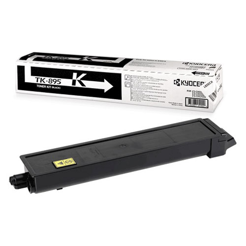 Genuine Kyocera 1T02K00NL0 TK-895K Black Toner Cartridge (12,000 pages) for Kyocera ECOSYS FS-C8520MFP, ECOSYS FS-C8525MFP, FS-C8020MFP, FS-C8025MFP Printers
